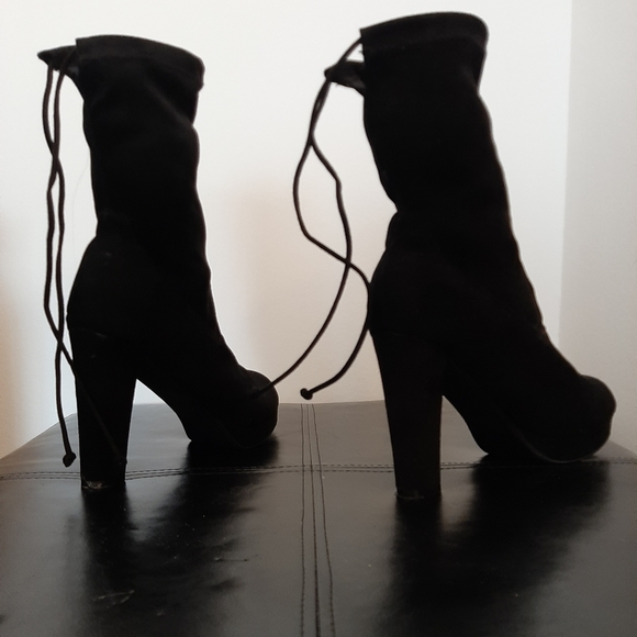 Catherine Malandrino Size 9 Faux Fur booties - Picture 4 of 12